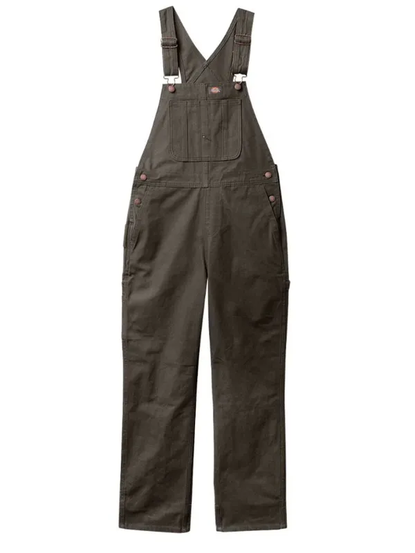 NWT Overalls Dickies Relaxed Fit Bib Overalls, FB206 Rinsed Moss Green 2XL - Image 6