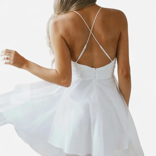 Selfie Leslie Smitten Sweetheart Mini – Bridalcore Party XS NWT graduation - Image 4