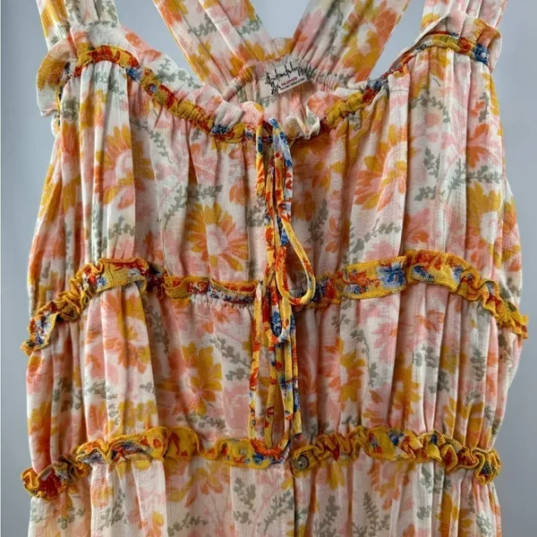 NWT Free People Dance with Me Maxi in Ivory Combo Size‎ Medium - Image 8