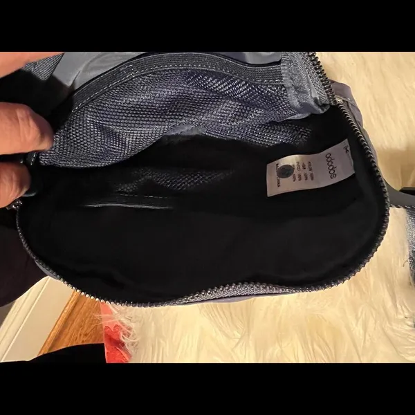 Stylish Dark Blue Small Belt Bag - Image 5