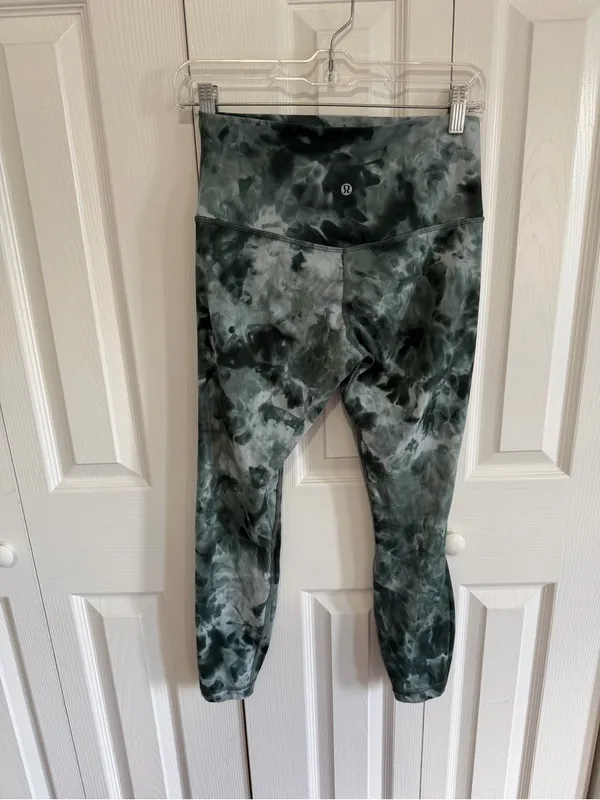 Lululemon Align High Rise Pant 25" Diamond Dye Smoked Spruce Size 8 - Image 5