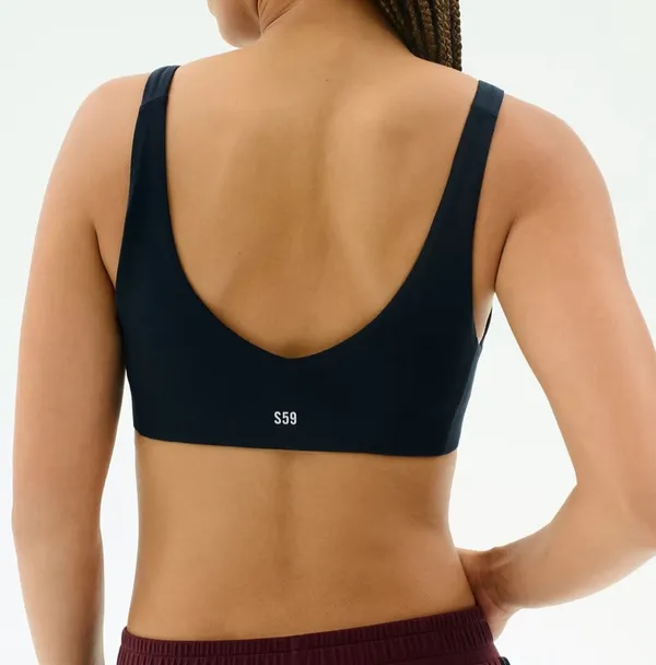 Splits59 Scoop Back Bra Navy - Image 3