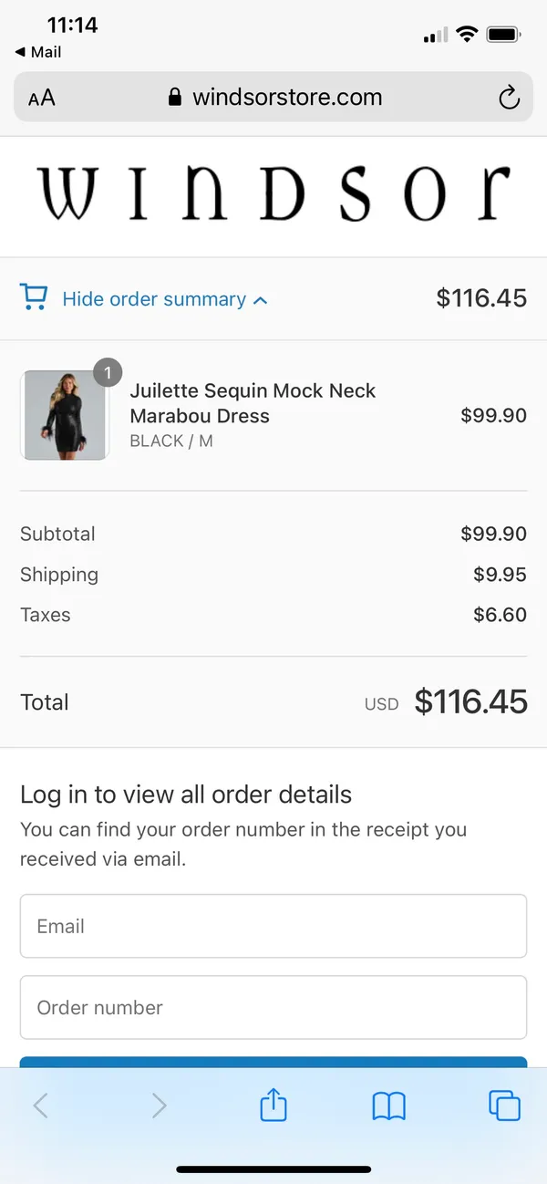Windsor Black Formal Dress - Image 4