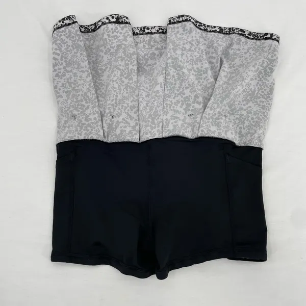 Lululemon Pace Rival Skirt Black White Print Tennis Fit Pickleball Skort Size 4 - Image 7