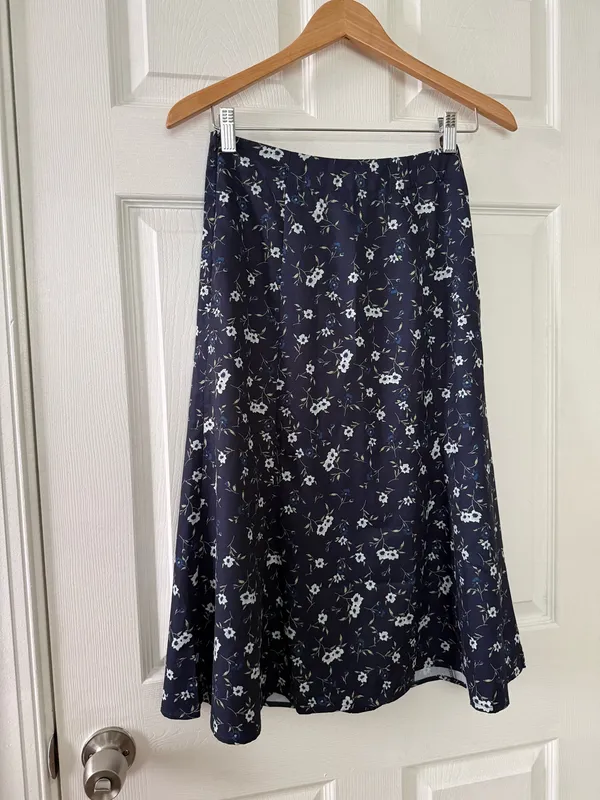 Allegra K Floral Midi Skirt - Image 6