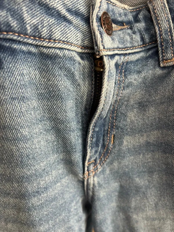 Vtg Hollister Y2K 90s Jeans Low Rise Blue 8R - Image 3