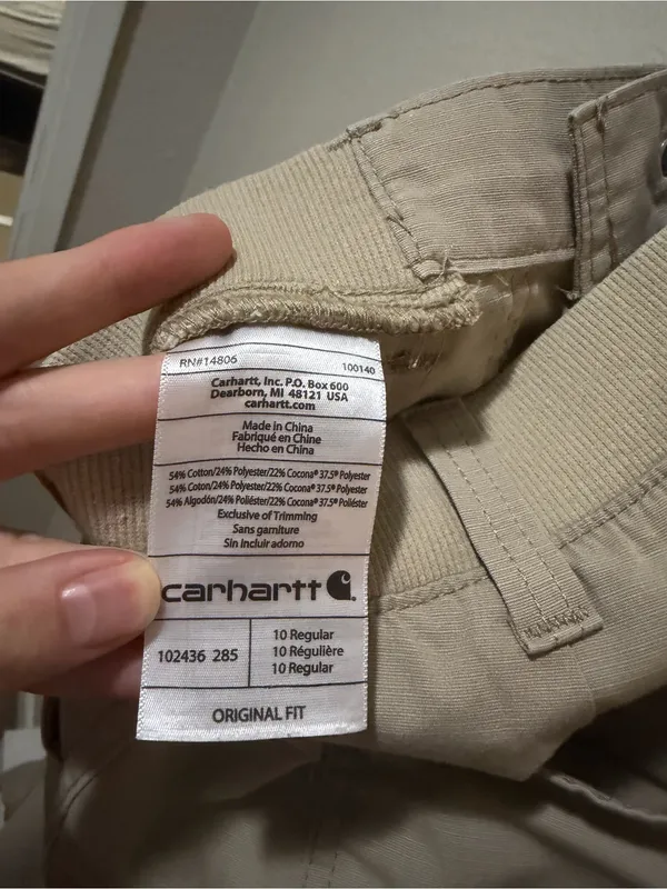 Carhartt Women’s Force Rugged Flex Lakota Pants Size 10 Tan Beige - Image 6