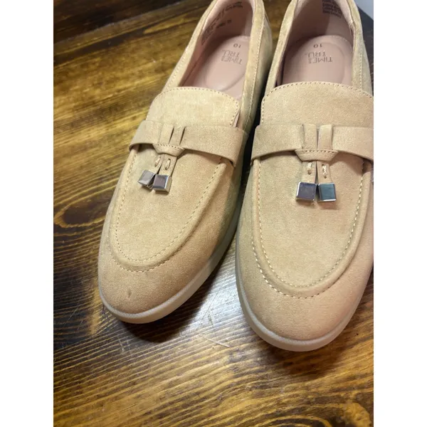 Time & Tru Tan‎ Tassle Loafers Size 10 - Image 4