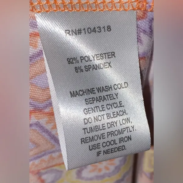 HARLOW & ROSE Colorful Sleeveless Dress Size L - Image 4
