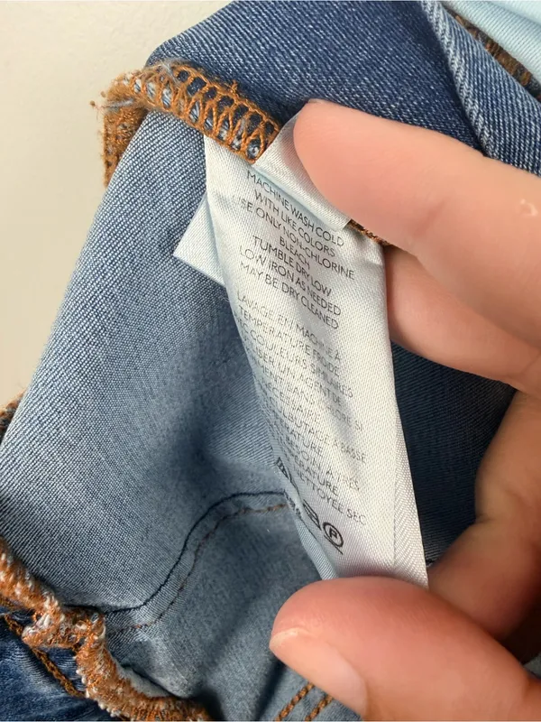 Free people we the free ultra flare pull on denim jeans size 27 - Image 5