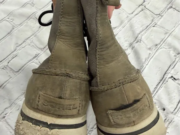 Sorel Grey Lace Up Winter Boots Womens 8 Winter Snow Gorpcore Granola Snow - Image 12