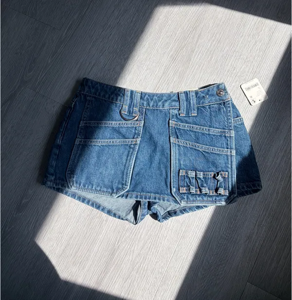 Free people Adele denim skort - Image 4