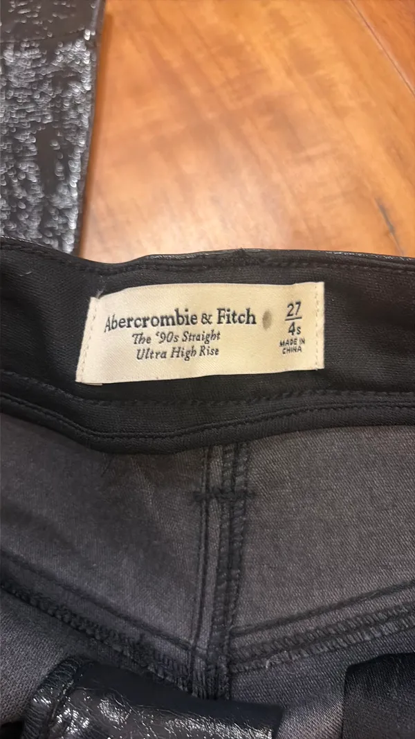 Abercrombie Leather Pants Straight - Image 3