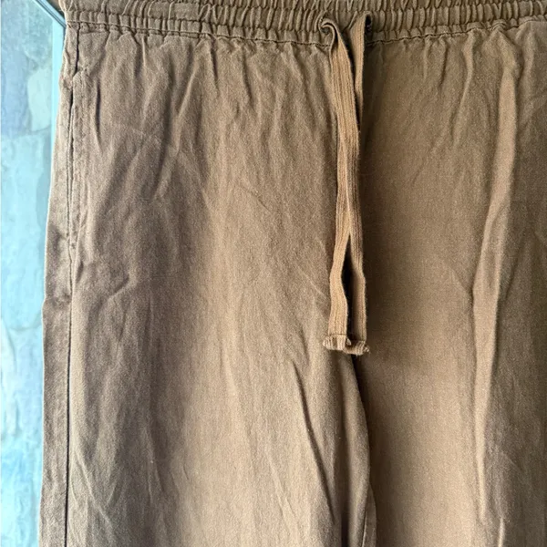 Max Studio Smocked Waist Pants - Tan - Image 2