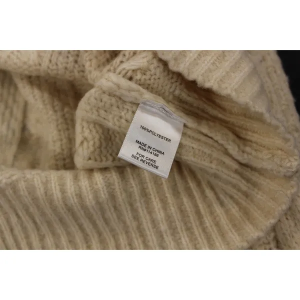 Sugar Moon Cream Cable Knit Pearl Button Cardigan - XL - NWT - Image 5