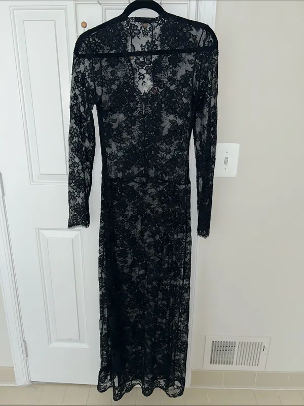 Zara lace long dress. S-M. - Image 8