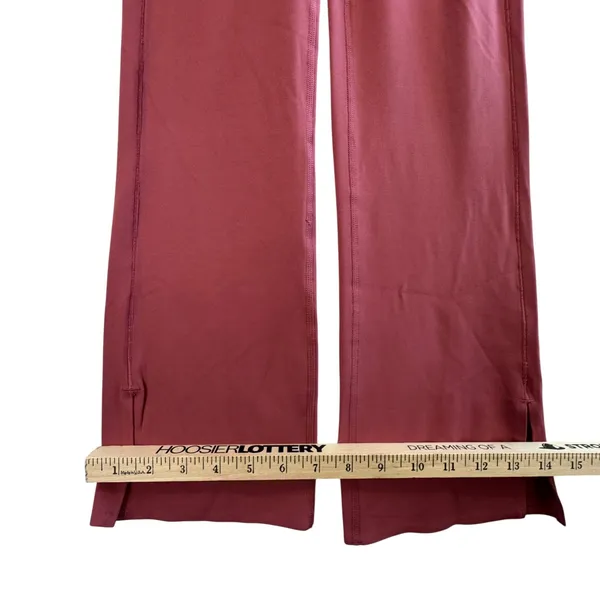 Athleta Transcend Stash Crop Straight Leg Pants XS‎ Womens Berry Rose Mauve Pink - Image 9