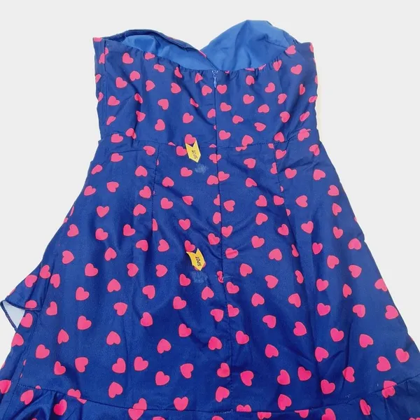 MORE TO COME Marcine Strapless Dress in Navy XS - Image 8