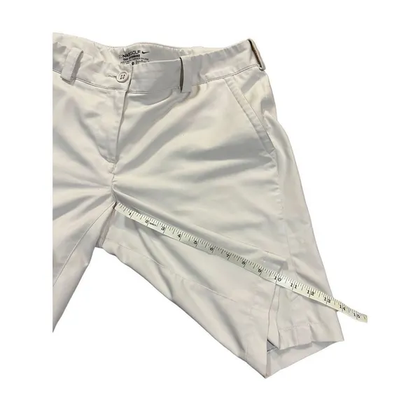 Nike Golf Tour‎ Performance dri fit sz 10 off-white women’s shorts - Image 5