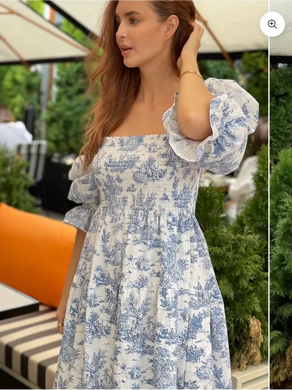 Nothing fits but Kiko blue tolie midi dress size 6 - Image 2