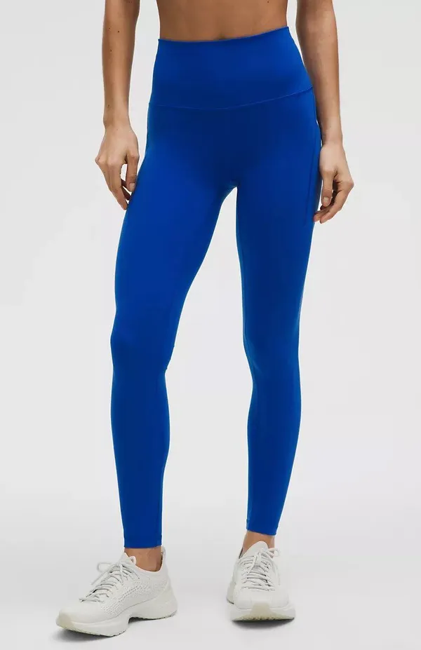 NWT Lululemon Wunder Train HR Tight with Pockets 25" Size 6 Galatic Cobalt - Image 2