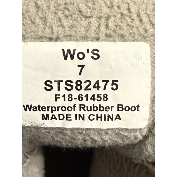 Sperry‎ Saltwater Grey Wool Insulated Waterproof Duck Boots STS82475 Womens 7 - Image 4