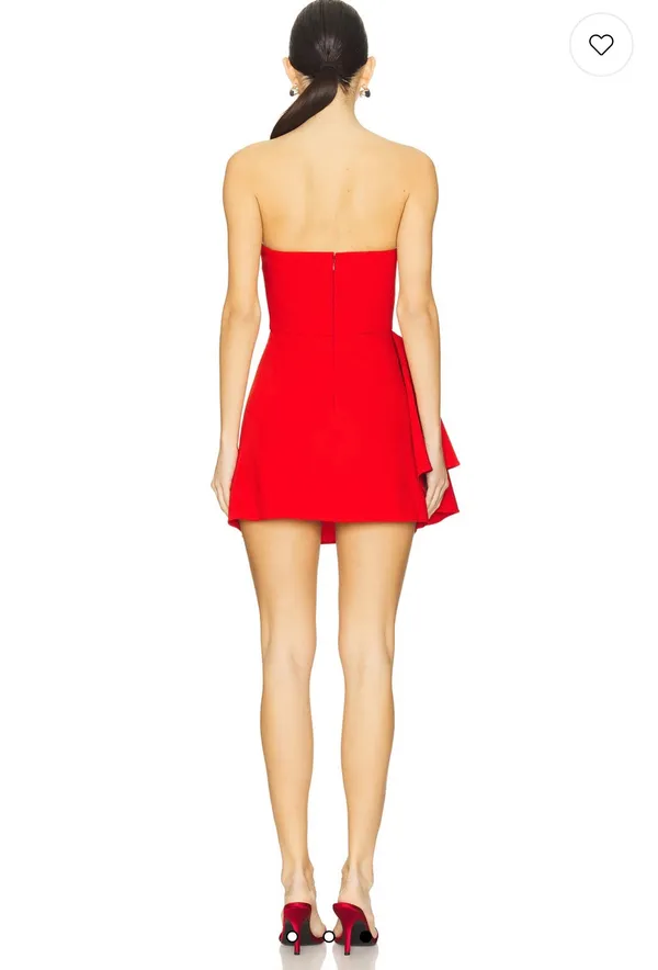 Mini Dress In Red Size M - Image 3
