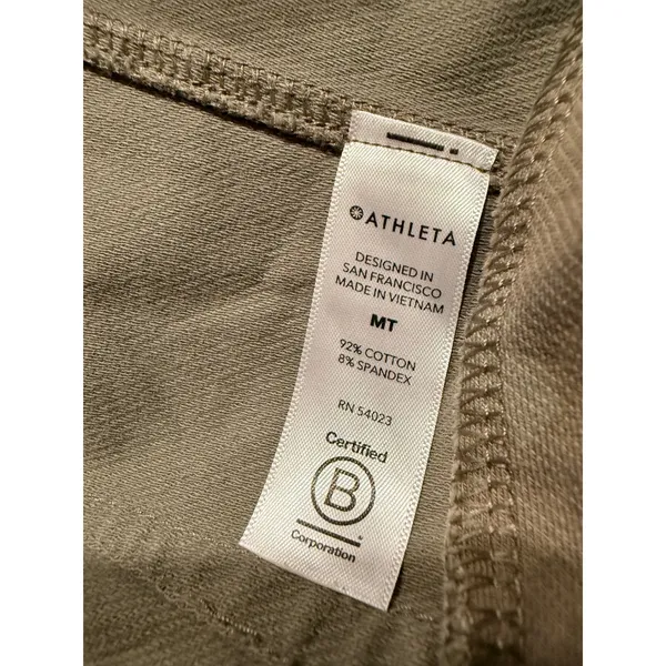 Athleta Camouflage Print Cropped Hoodie Sweatshirt‎ Women MT - Image 6