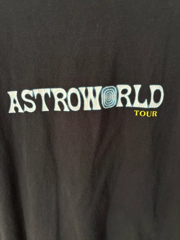Cactus Jack by Travis Scott Astroworld Tour Tee 'Black' - Image 3