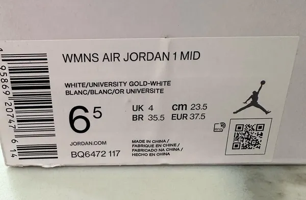 Jordan 1 Mid University Gold - Image 6