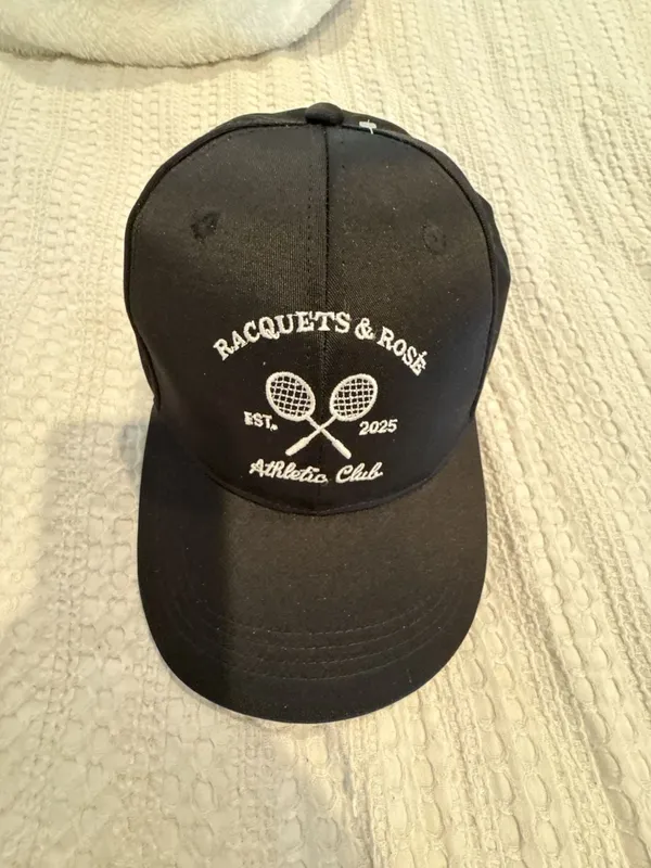 Racquets & Rosé Athletic Club Baseball Cap One Size - Image 2