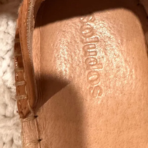 SOLUDOS STRAPY Women's Tan Sandals SIZE 8 - Image 3