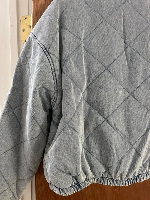 JOA quilted denim jacket  - Image 8