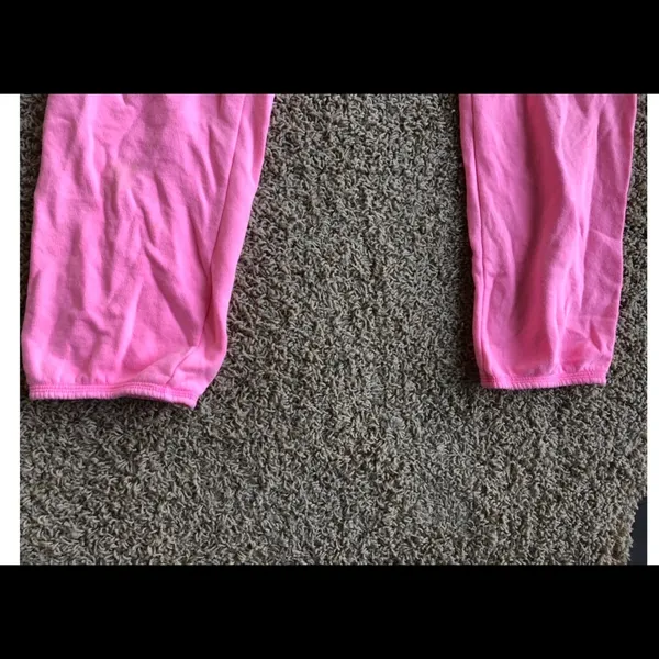 PINK - Victoria's Secret vintage pink sweats Sz M - Image 2