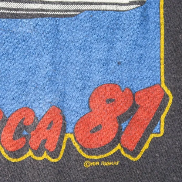 Hanes Vintage Foghat Touring America 81 Shirt - Image 6