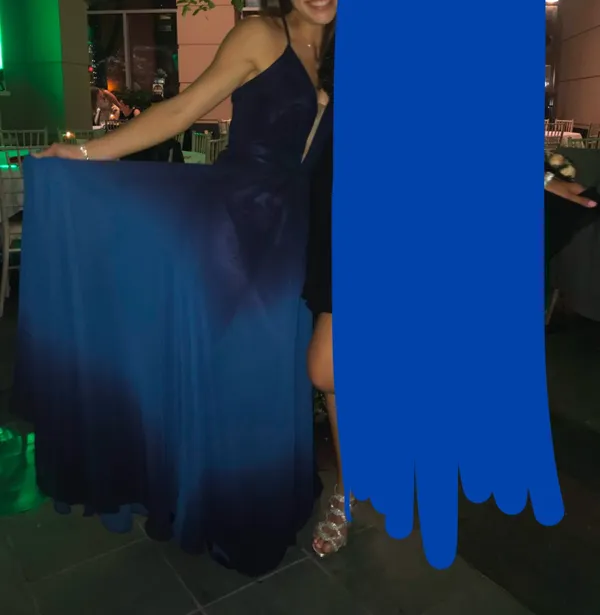 Blue Prom Dress - Image 4