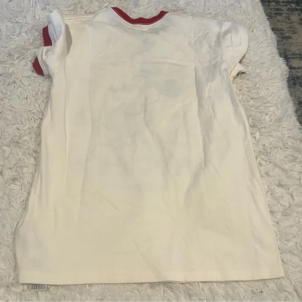 NWT Disney World Cream and Red Mickey Mouse T-Shirt Size S see pics - Image 8
