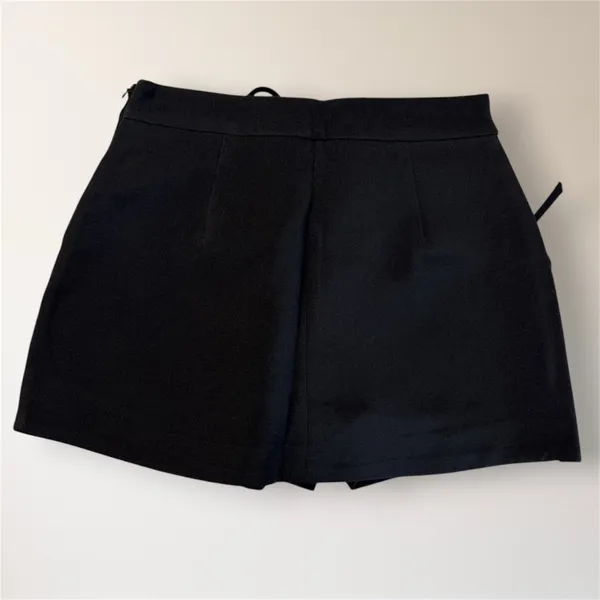 English Factory XS Black Lace Up Corset High Waist Skort Y2K Whimsigoth Witchy‎ - Image 3