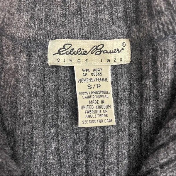 Ribbed Eddie Bauer 100% lambswool sweater - Image 4