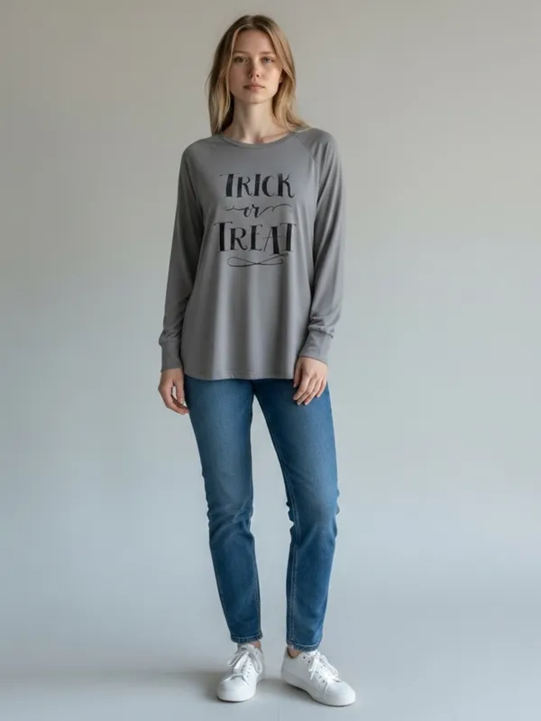 Trick or Treat Halloween Graphic T-shirt - Image 2