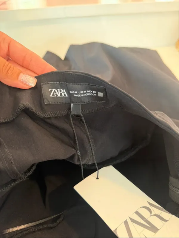 Zara Black Halter Bubble Mini Dress - Image 5