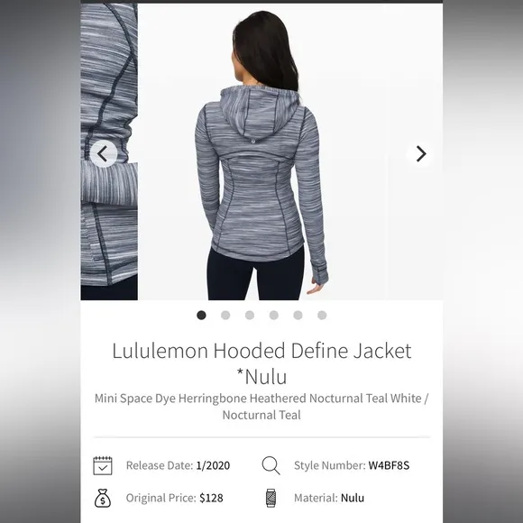 Lululemon Hooded Define Jacket *Nulu
Size 6‎ - Image 5
