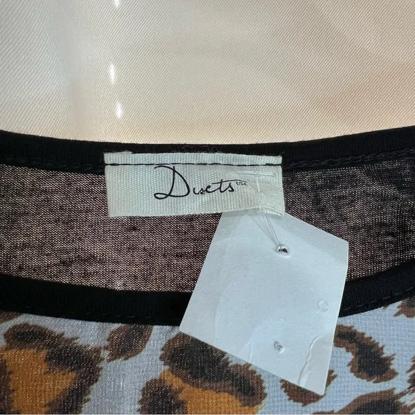 Duets Raglan Tee Shirt 3X Leopard Print VICIOUS 98 Long Sleeve Top Y2K Vintage - Image 5