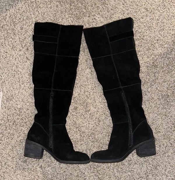 Crown Vintage Knee High Boots - Image 3