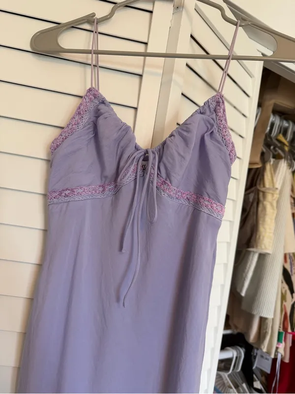Princess Polly Lilac Slip Maxi Dress - Image 4