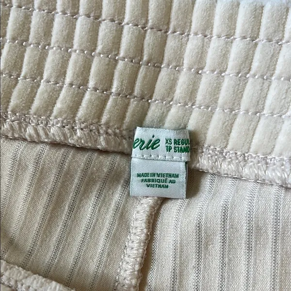 Aerie Cream Ribbed Corduroy Women's Pants - Image 2