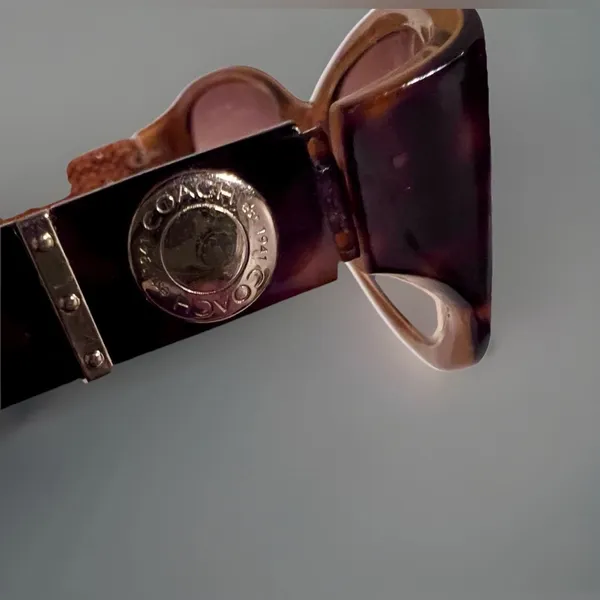 COACH ANNA (S439) Tortoise Butterfly Wrap Sunglasses Frames Brown Gradient-READ - Image 6
