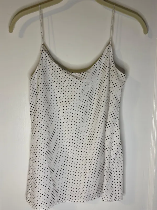 Merona White Polka Dot Tank Top - Image 2