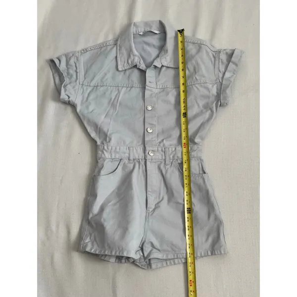 Zara Shimmery Metallic‎ Romper size small - Image 5