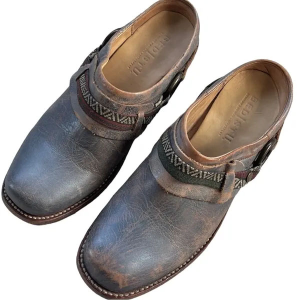 EUC Bed Stu Leather Triad Mule Clogs Size 7 - Image 2